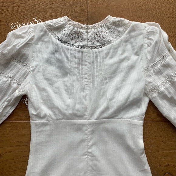 Reformation Cecille Dress || Cream - Picture 13 of 16